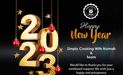 Simply cooking by nomah festive flyer